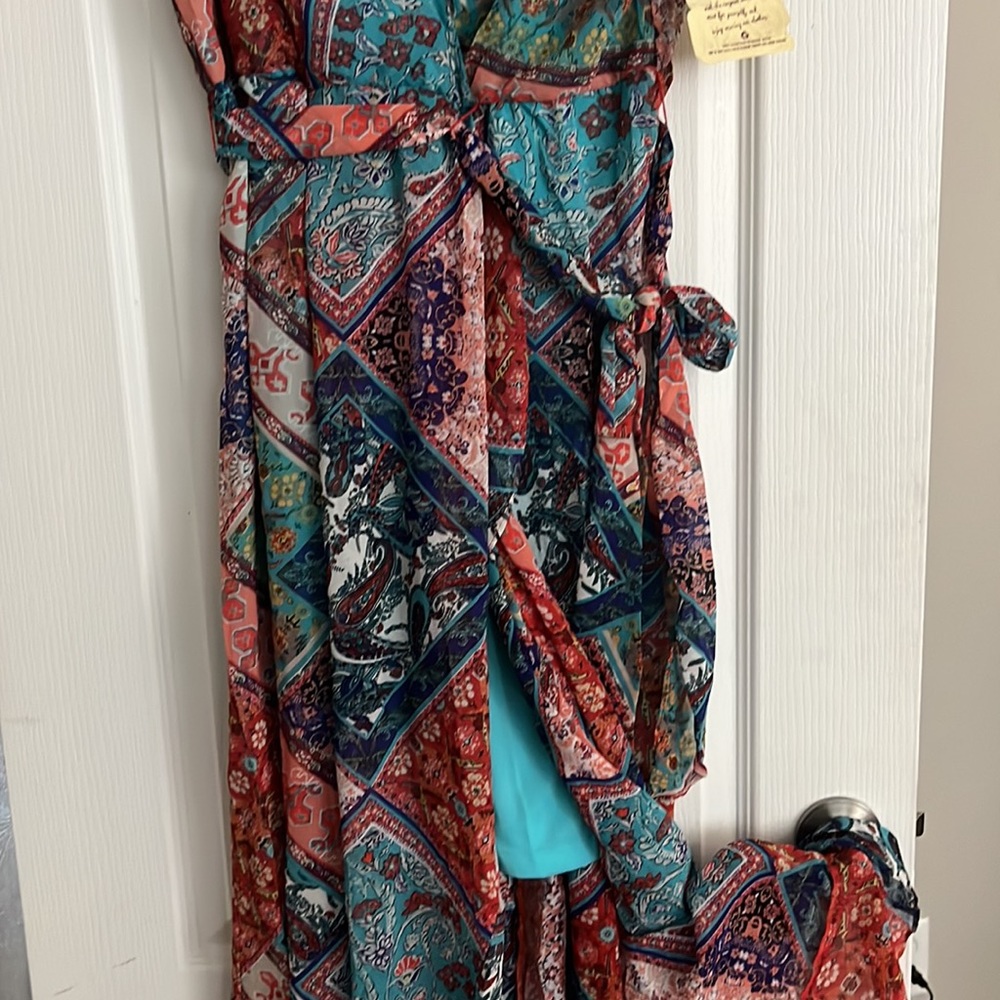Chiffon Ruffle Multi Dress - Picture 3 of 7